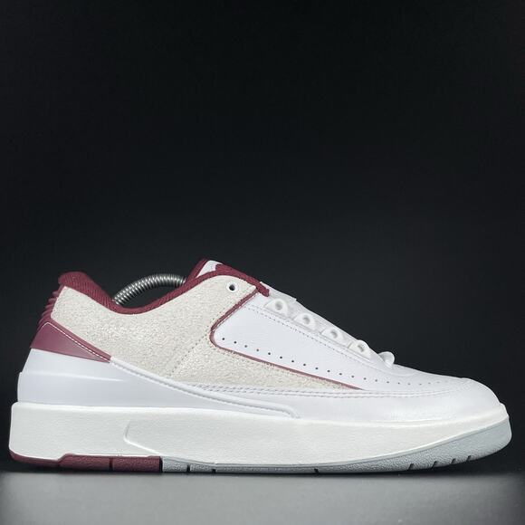 Nike Air Jordan 2 Retro Low Cherrywood Red Men’s 9.5 Basketball Shoes DV9956-103 - Picture 6 of 9
